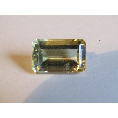 250 - Two Australian Citrines Emerald Cut Dated 2008