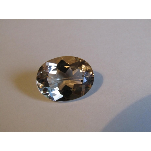 252 - Two Australian Citrines One Oval Cut Another Cushion Cut