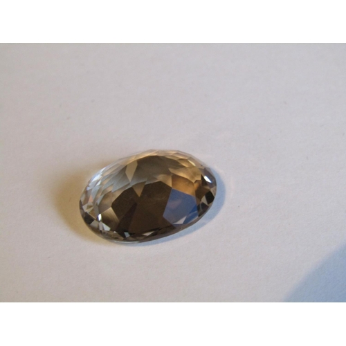 252 - Two Australian Citrines One Oval Cut Another Cushion Cut