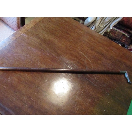 491 - Leg Form Walking Stick Good Original Condition Approximately 36 Inches High