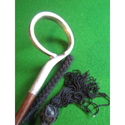 493 - Unusual Antique Solid Silver Handle Ladies Silk Covered Parasol Good Original Condition with Engrave... 