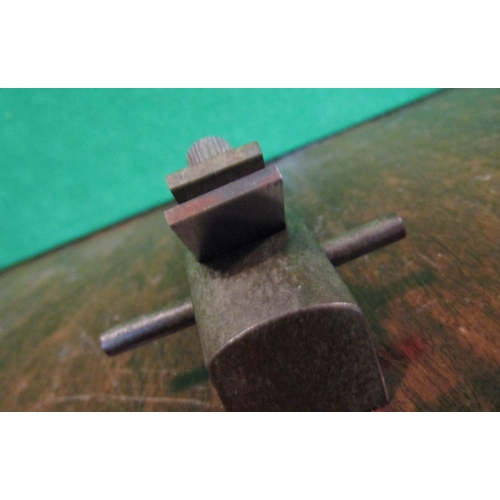 495 - Bronze Apprentice Woodworkers Plane of Neat Size Approximately 3 Inches Wide Good Original Condition