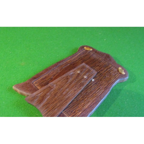 504 - Solid Silver Photograph Frame with Easel Back Shaped Form Approximately 8 Inches High x 5 Inches Wid... 