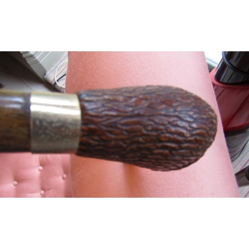 506 - Duck Head Motif Handled Walking Stick Approximately 36 Inches High