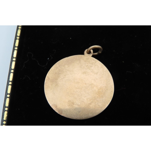 528 - 18 Carat Yellow Gold Middle Eastern Pendant with Bearded Profile Gentleman