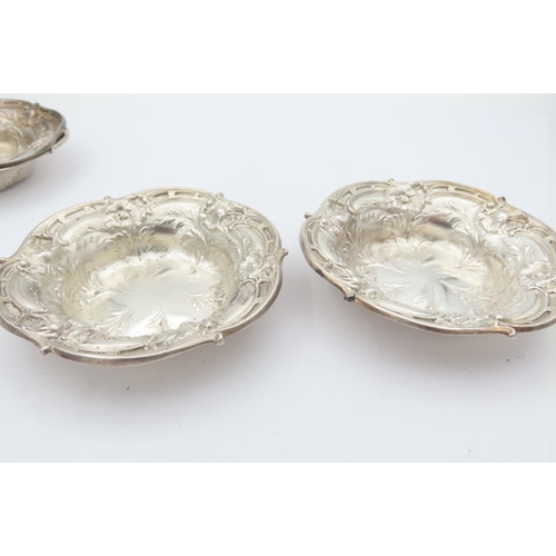 529 - 4 Solid Silver Dishes