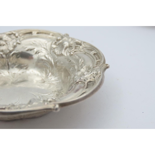 529 - 4 Solid Silver Dishes