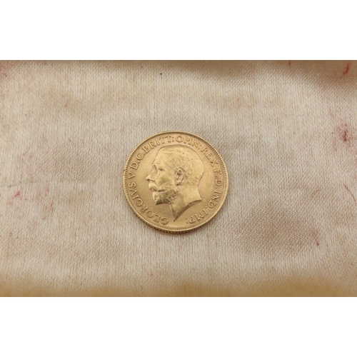 63 - Full Gold Sovereign Coin Dated 1912