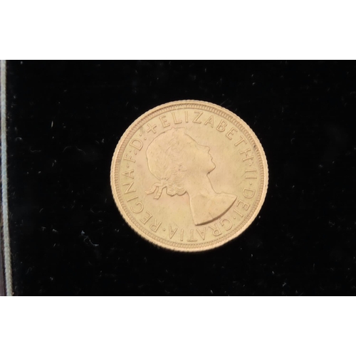 66 - Full Gold Sovereign Coin Dated 1958