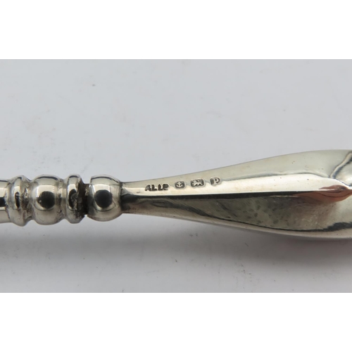 692 - Antique Solid Silver Button Hook and Shoe Horn Contained within Original Presentation Case Approxima... 