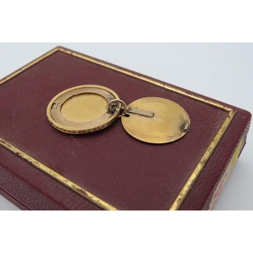 89 - Full Gold Sovereign Dated 1901 Adapted for Use as Necklace Locket Hinged Back