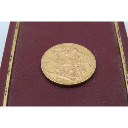 91 - Full Gold Sovereign Coin Dated 1912