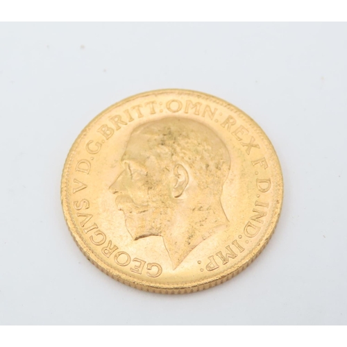 92 - Full Gold Sovereign Coin Dated 1912