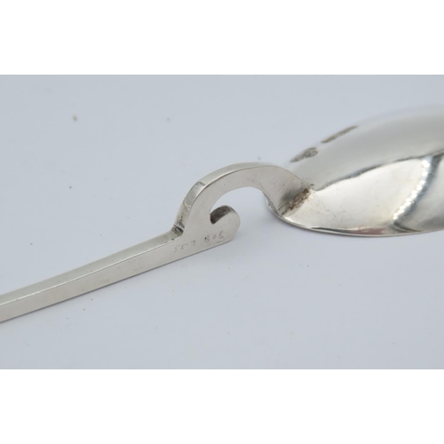 94 - Solid Silver Roman Motif Spoon with Original Box and Descriptive Paper Hallmarked