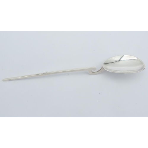 94 - Solid Silver Roman Motif Spoon with Original Box and Descriptive Paper Hallmarked