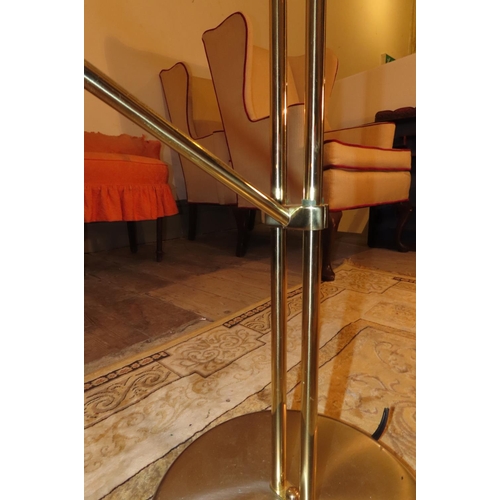 1050 - Retro Floor Lamp with Glass Shelf Table Unusual Design