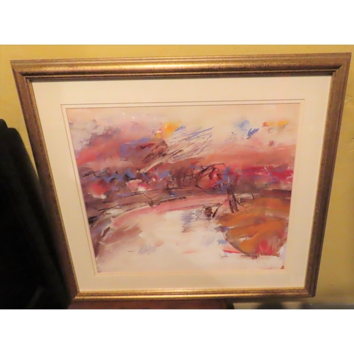 1053 - Basil Blackshaw Two Framed Fine Art Prints Largest Approximately 15 Inches High x 12 Inches Wide