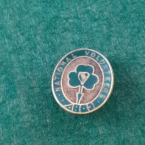 1060 - 1916 Interest Original Enamel and Brass National Volunteers Badge Circa 1914