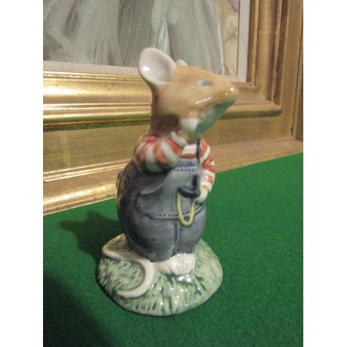 1077 - Royal Doulton Fine Porcelain Figure Wilfred Toadflax Approximately 3 Inches High Good Original Condi... 