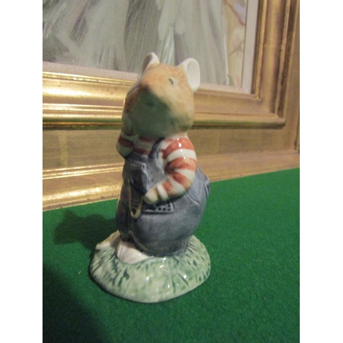 1077 - Royal Doulton Fine Porcelain Figure Wilfred Toadflax Approximately 3 Inches High Good Original Condi... 