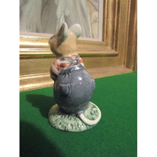 1077 - Royal Doulton Fine Porcelain Figure Wilfred Toadflax Approximately 3 Inches High Good Original Condi... 