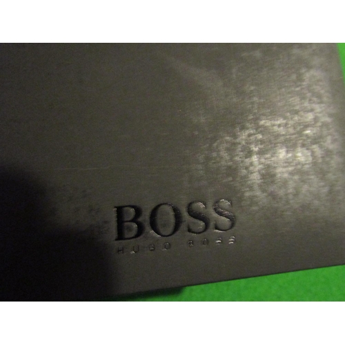 1079 - Hugo Boss Designer Gentleman's Wristwatch with Roman Numeral Decorated Dial Original Box and Papers