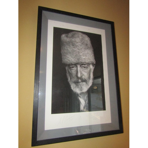 1083 - Photographic Portrait JP Donleavy at Levington Park Signed by the Sitter Photographer Bobby Hanvey A... 