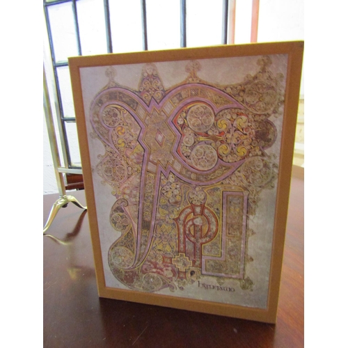 1090 - The Book of Kells Facsimile Edition Collectors Item Contained within Linen Clad Slip Case Very Good ... 