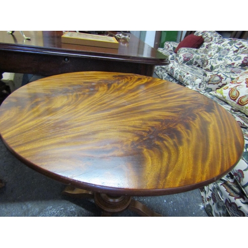 1093 - Another Figured Mahogany Circular Form Table Approximately 32 Inches Diameter x 30 Inches High Origi... 