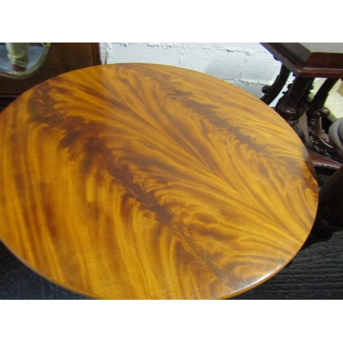 1094 - Another Figured Mahogany Circular Form Table Approximately 32 Inches Diameter x 30 Inches High Origi... 