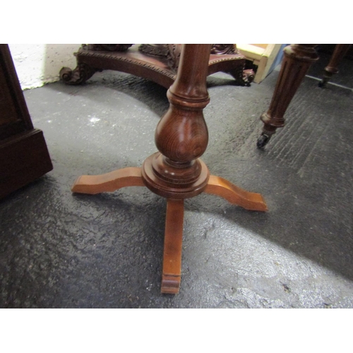 1094 - Another Figured Mahogany Circular Form Table Approximately 32 Inches Diameter x 30 Inches High Origi... 