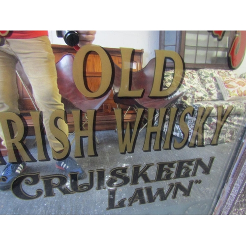 1099 - Mitchells Old Irish Whiskey Pub Mirror Of Large Size Approximately 4ft High x 3ft Wide