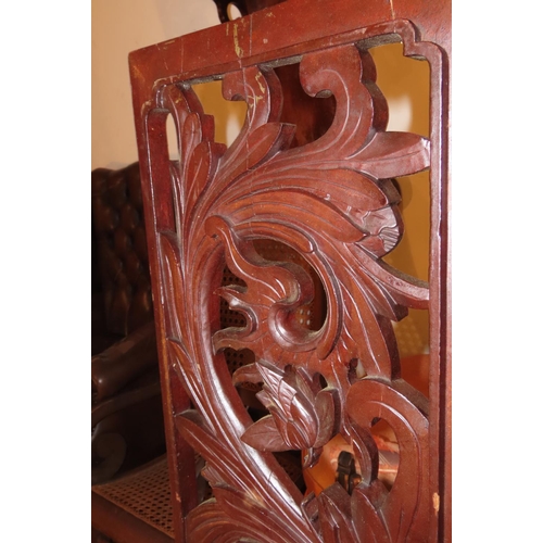 1105 - Two Carved Wooden Panels Largest Approximately 4ft 6 Inches High