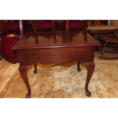 1115 - Carved Mahogany Single Drawer Side or End Table Approximately 16 Inches Wide x 20  Inches Deep x 19 ... 