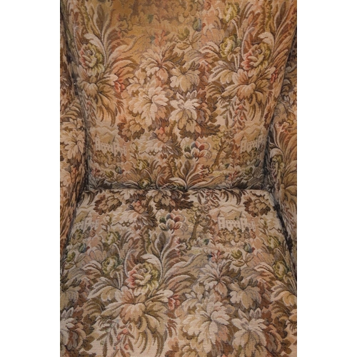 1122 - Wingback Armchair Cabriole Supports