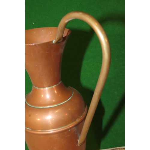 1140 - Four Antique Copper Items including Kettle