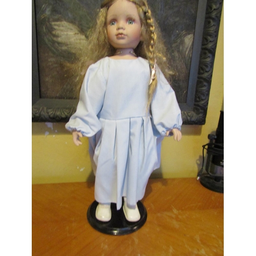 1193 - Porcelain Head Doll Approximately 24 Inches High