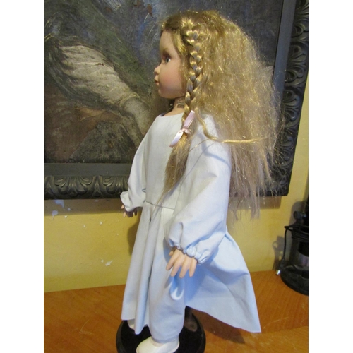 1193 - Porcelain Head Doll Approximately 24 Inches High