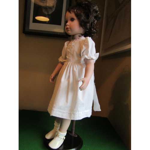 1199 - Porcelain Head Doll Approximately 24 Inches High