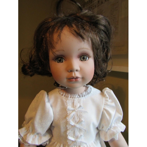 1199 - Porcelain Head Doll Approximately 24 Inches High