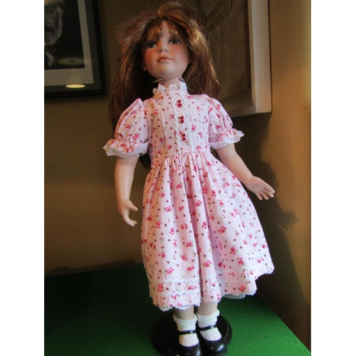 1200 - Porcelain Head Doll Approximately 24 Inches High