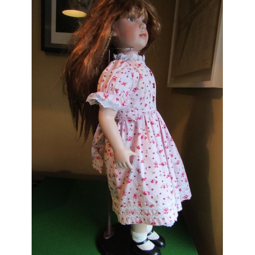 1200 - Porcelain Head Doll Approximately 24 Inches High