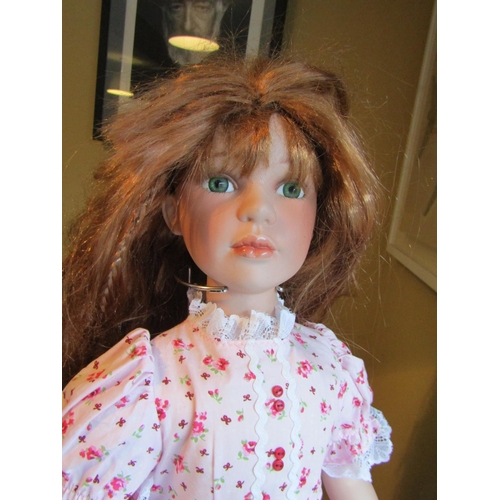 1200 - Porcelain Head Doll Approximately 24 Inches High