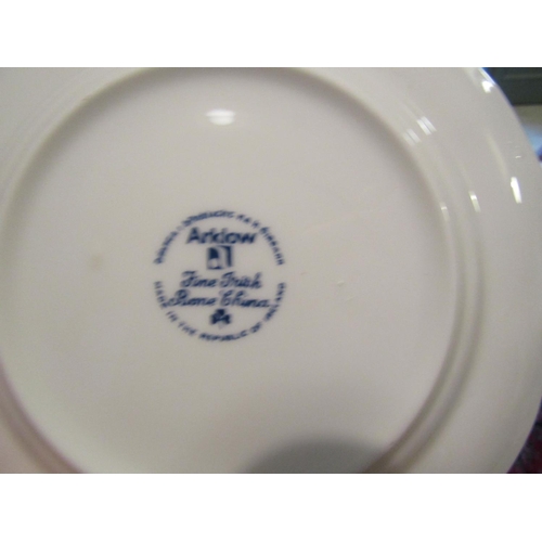 1228 - Fine Bone Porcelain Tea Set with Floral Motif Decoration Good Original Condition Quantity As Photogr... 