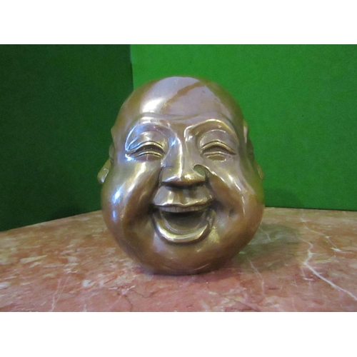 130 - Four Face Bronze Buddha Head