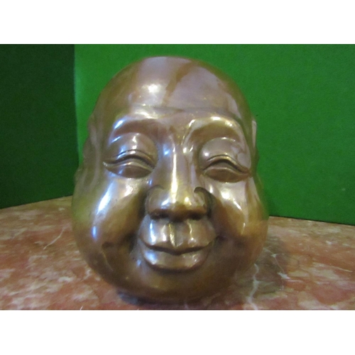 130 - Four Face Bronze Buddha Head