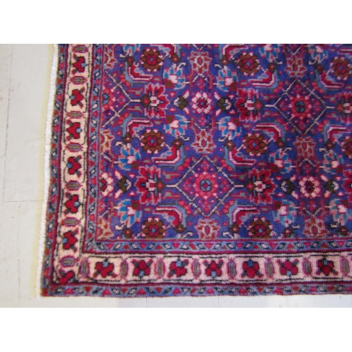 159 - Persian Pure Wool Rug with Floral and Stylistic Motifs Approximately 4ft 10 Inches Long x 3ft 3 Inch... 