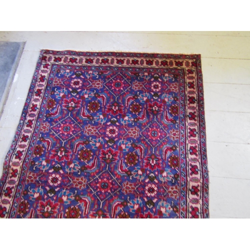 159 - Persian Pure Wool Rug with Floral and Stylistic Motifs Approximately 4ft 10 Inches Long x 3ft 3 Inch... 