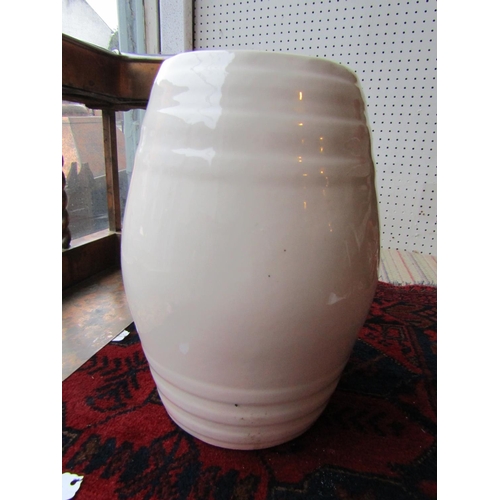 182 - Black and White Scotch Whiskey Porcelain Barrel