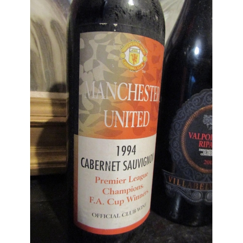 268 - Four Bottles of Spirits including Manchester United 1994 Cabernet Sauvignon Each Bottle Unopened
